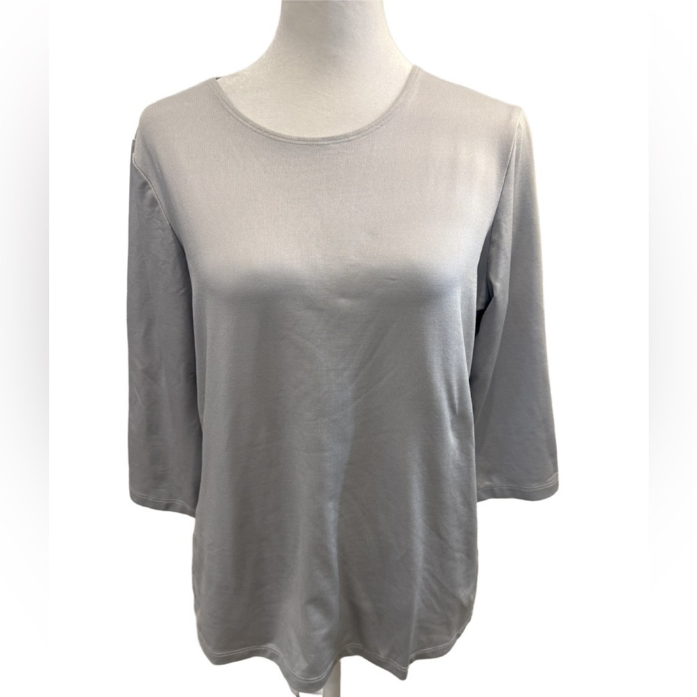 A’nue Gray Lycra/tatel Women's Top. Medium